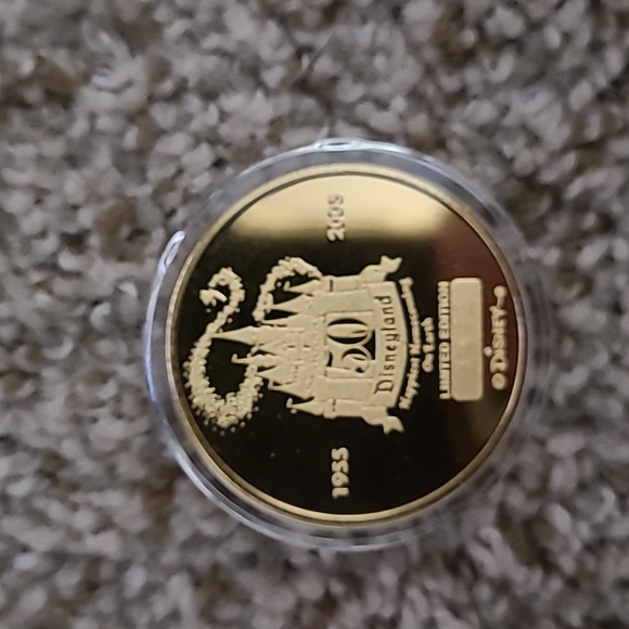 Disneyland 50th Anniversary Medallion - Picture 2 of 3